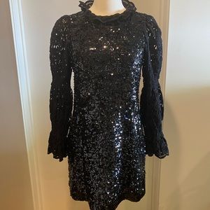 Sea sequin dress